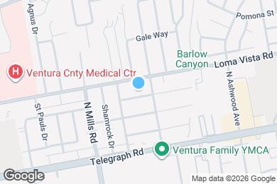 Map image of the property - 3737 Paloma Dr