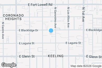 Map image of the property - 2933 N Geronimo Ave