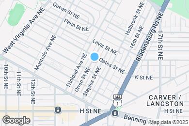 Map image of the property - 1321 Orren St NE
