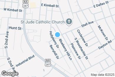 Map image of the property - 500 Blueberry Hill Ln