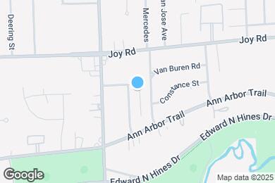 Map image of the property - Carriage Park Apartments - Dearborn Heights, MI