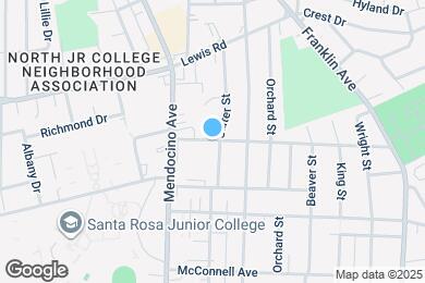 Map image of the property - 592 Silva Ave