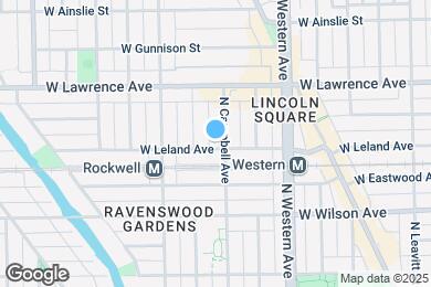 Map image of the property - 2510 W Leland Ave