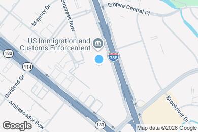 Map image of the property - 8001 N Stemmons Fwy