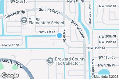 Map image of the property - 6500 NW 20th Ct