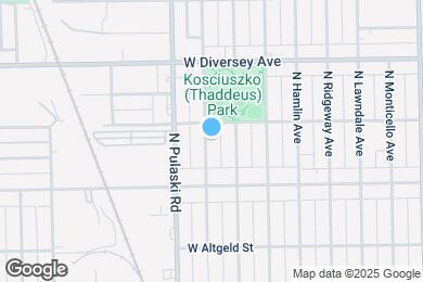Map image of the property - 2657 N Harding Ave
