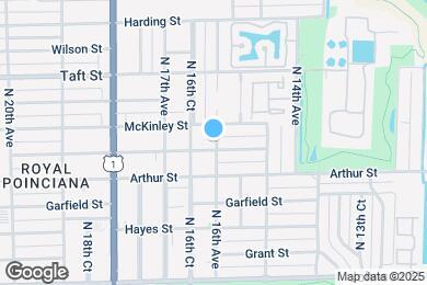 Map image of the property - 1400 N 16th Ave