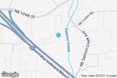 Map image of the property - 13216 NE Salmon Creek Ave