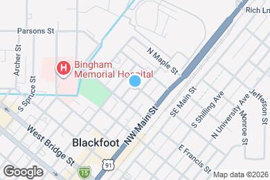 Map image of the property - 489 N Broadway St
