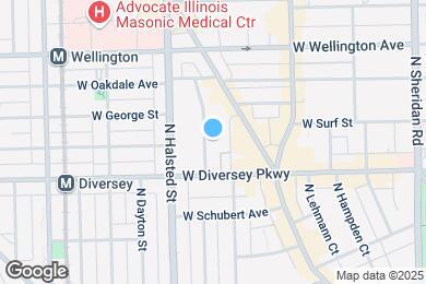Map image of the property - 2833 N Burling St