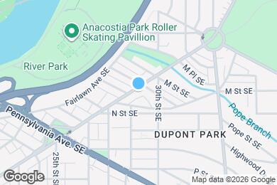 Map image of the property - 2843 Minnesota Ave SE