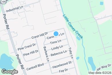Map image of the property - 1712 Carol Lee Ln