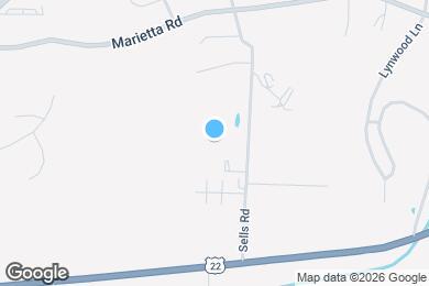 Map image of the property - Sells Greene