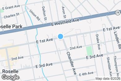 Map image of the property - 318 E 1st Ave