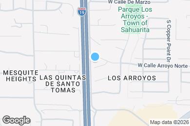 Map image of the property - 936 W Placita Canalito