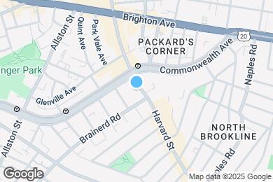 Map image of the property - 215A Harvard Ave
