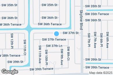 Map image of the property - 915 SW 37th Terrace
