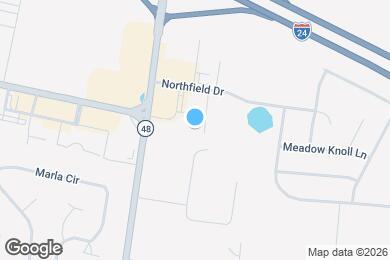 Map image of the property - "Charming 2-Bedroom Gem in Clarksville – Cozy 965 Sq Ft Retreat!" 3854D Northeast Dr. Clarksville...