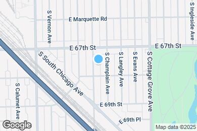 Map image of the property - 6735 S St Lawrence Ave