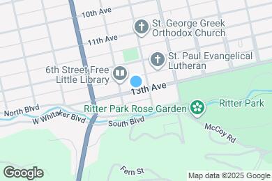 Map image of the property - 635 13th Ave