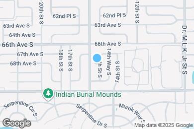 Map image of the property - 6791 15th St S
