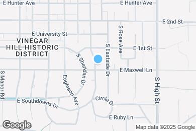 Map image of the property - 1515 E Maxwell Ln