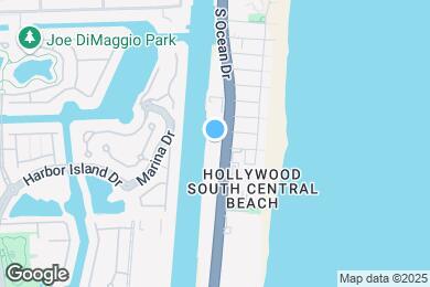 Map image of the property - 1600 S Ocean Dr