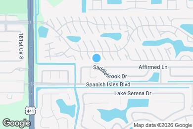 Map image of the property - 9611 Saddlebrook Dr