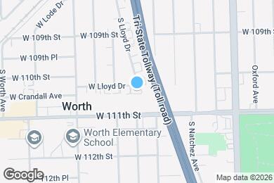 Map image of the property - 6615-6619 W Lloyd Dr