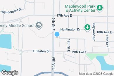 Map image of the property - 1824 Huntington Ct