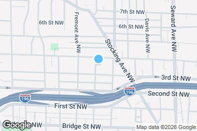 Map image of the property - 618 Pettibone Ave NW