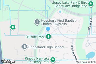 Map image of the property - 16018 Muster Oak Dr