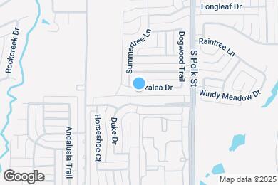 Map image of the property - 708 Azalea Dr