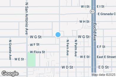 Map image of the property - 503 W G St