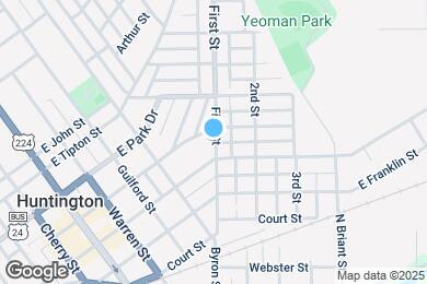 Map image of the property - 634 First St