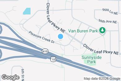 Map image of the property - 569 Pleasure Creek Dr
