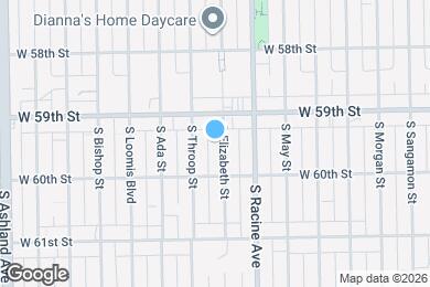 Map image of the property - 5926 S Elizabeth St