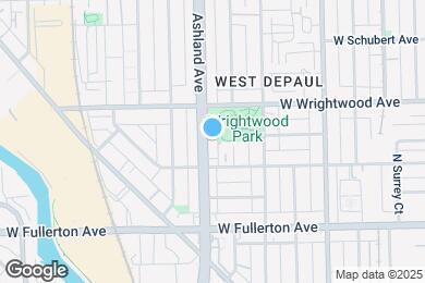 Map image of the property - 2525 N Ashland Ave