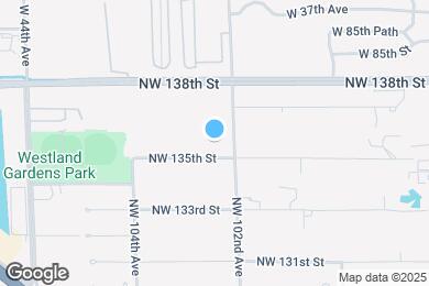 Map image of the property - 10237 NW 135th St