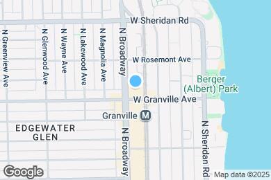 Map image of the property - 1134 W Granville Ave