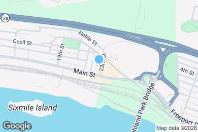 Map image of the property - 121 23rd St