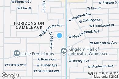 Map image of the property - 8315 W Clear Stream Dr