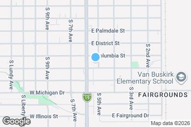 Map image of the property - 4332 S 5th Ave