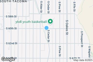 Map image of the property - 6006 S Cedar St