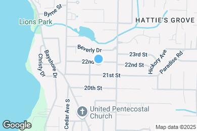 Map image of the property - 204 22nd St