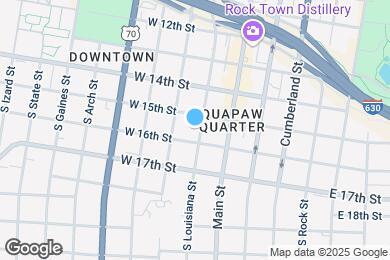 Map image of the property - 1512 South Louisiana Street
