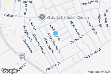 Map image of the property - 604 Circleview Dr