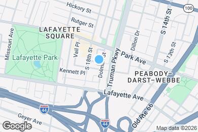 Map image of the property - 1703 Carroll St