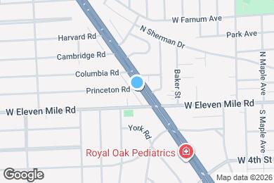 Map image of the property - 27157 Woodward Ave