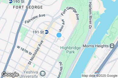 Map image of the property - 525 Audubon Ave